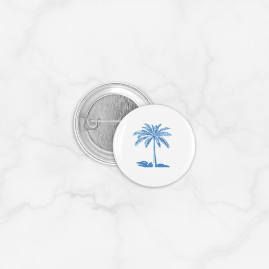 Pin Bros Buttons Peniti Summer Coastal Nautical Size 37mm